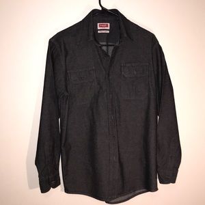 NWOT Wrangler Button Up- Gray😍